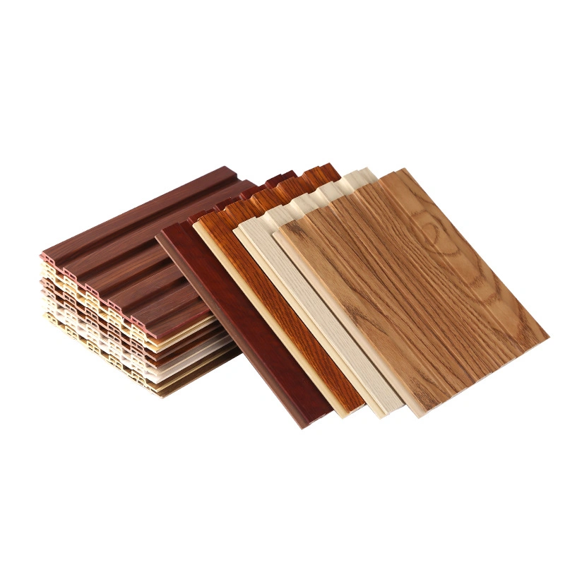 Fireproof Wood Grain WPC Wall Panel Cladding High quality/High cost performance  Wood Plastic Composite WPC Wall Panel