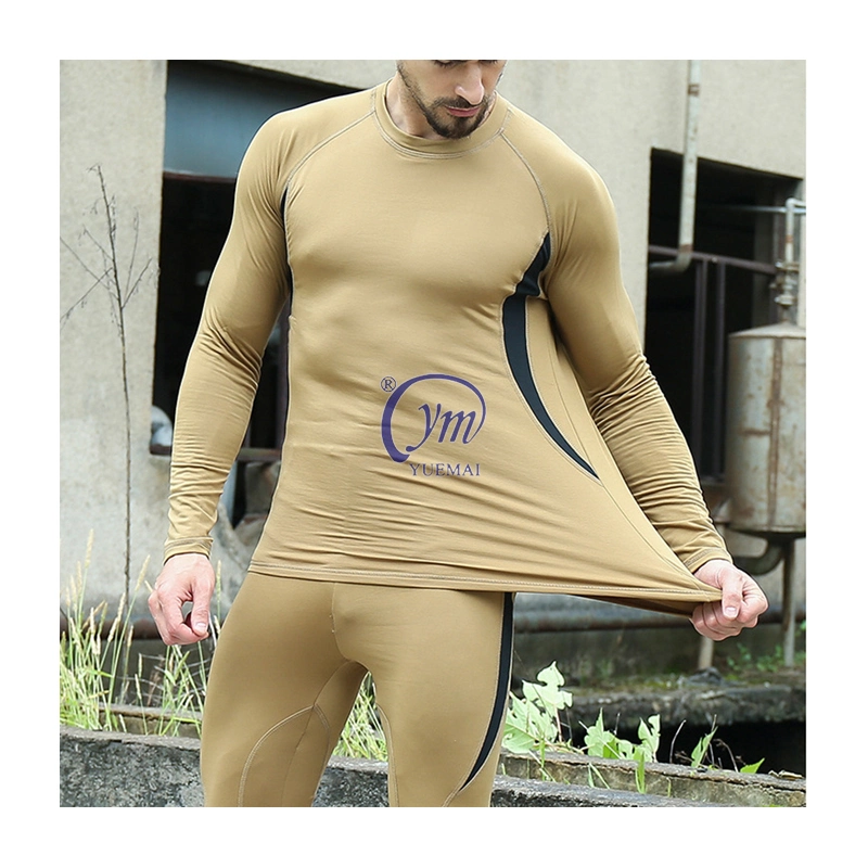 Yuemai 2023 Fleece Quick-Dry elástico alto Ciclismo Deportes al aire libre uniforme hombres ropa interior térmica