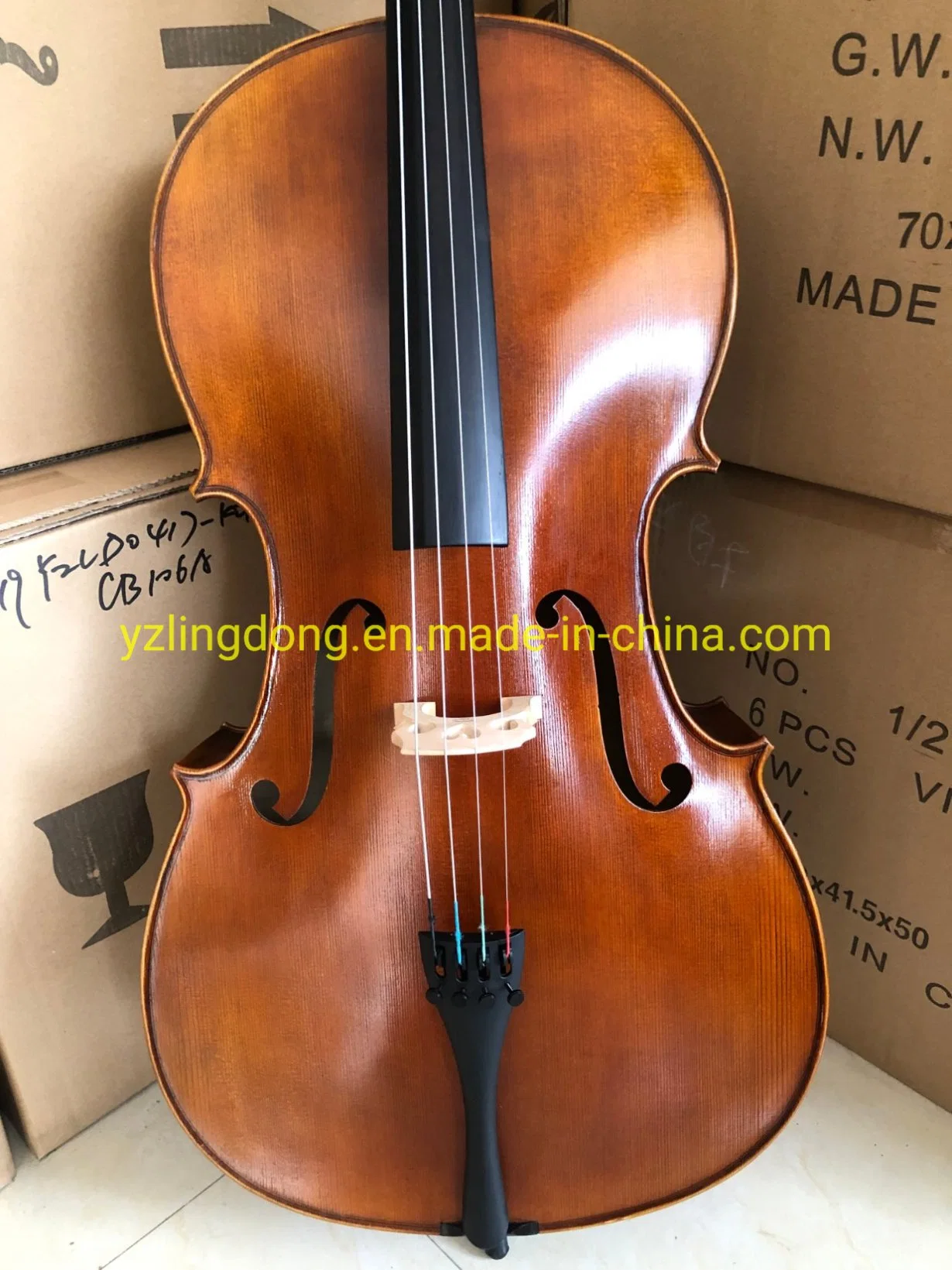 All Handmade Full Size Professional Flame Cello