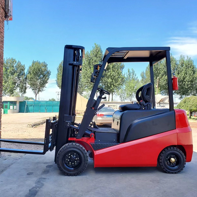 Chariot élévateur électrique à coût élevé et efficace avec maintenance gratuite pendant 1 an pour charger des camions et transférer des matériaux industriels.