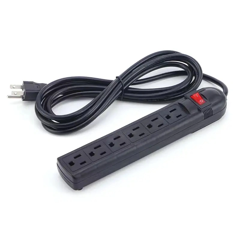 3 4 5 6 tomada extensão da tomada American Power Strip cabo