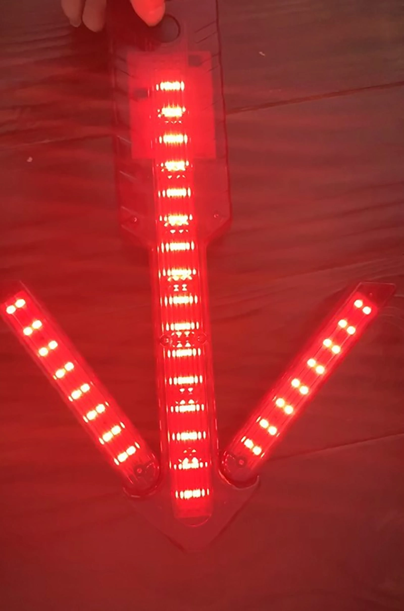 Folding Arrow LED Warning Lights with Strong Magnet and Holder Roadside LED Flashing Warning Traffic Safety Lamp Quality LED Signal Strobe Traffic Light