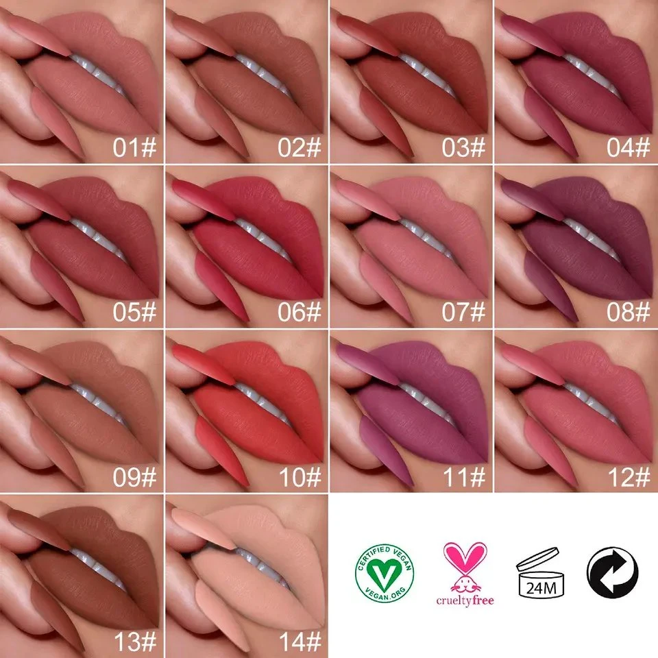 High quality/High cost performance  Beauty Woman Luxury Diamond Smooth Cosmetic Waterproof Long Lasting Cruelty Free Vegan Private Label Matte Lipstick