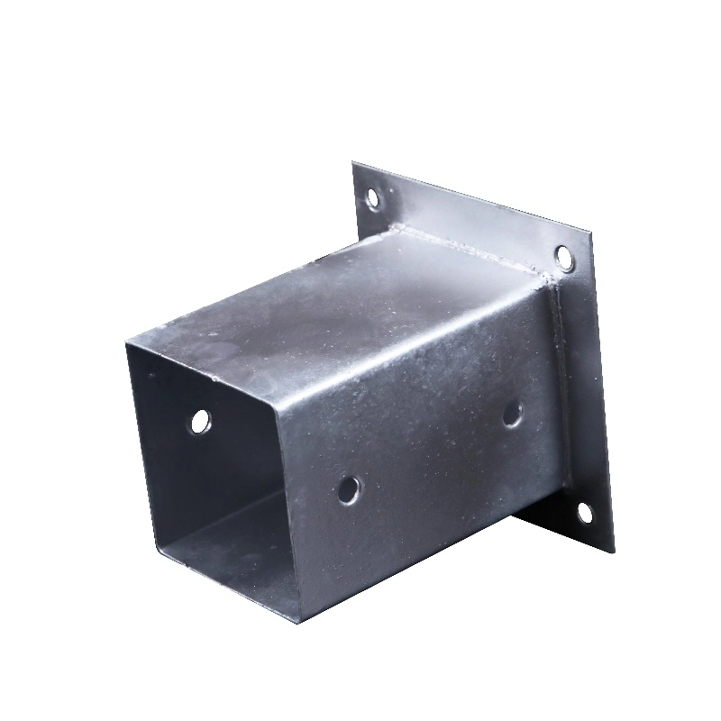 Mild Steel Bolt Down/Pole Ground Plate/Post Base for Fence Post Support