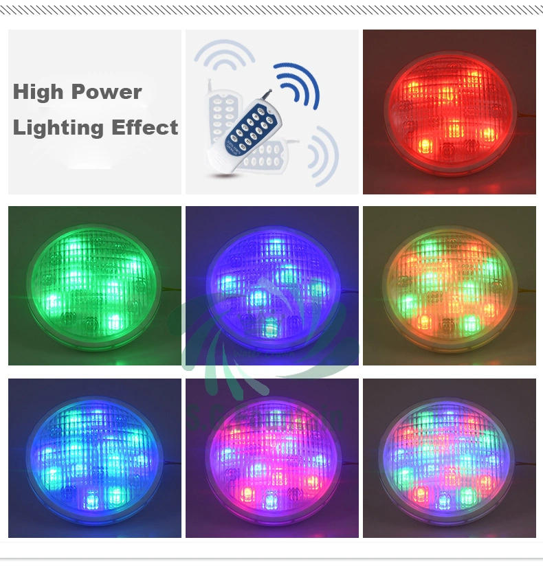 12W 12V High Power LED Sg-PAR56 LED Swimming Pool Lighting Water Proof Lights for Pool