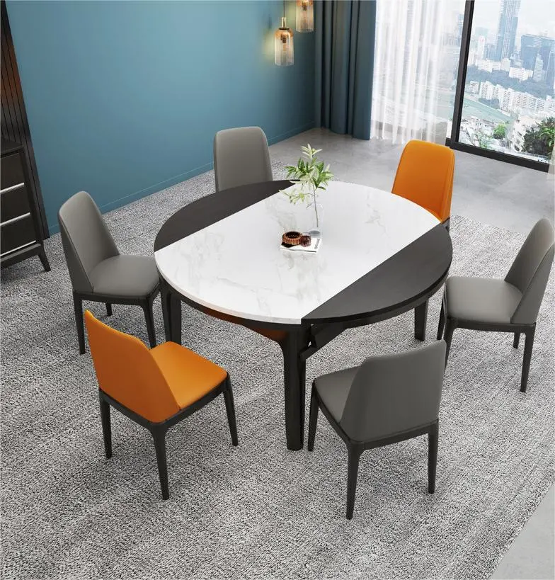 YH-DC20 Madera sólida Casa comedor Mesa Restaurante Muebles de caucho de madera Silla de comedor