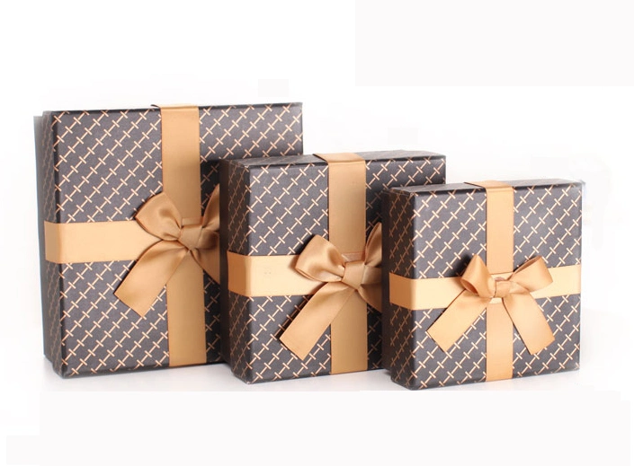 Promotional Gift Paper Box with Ribbon