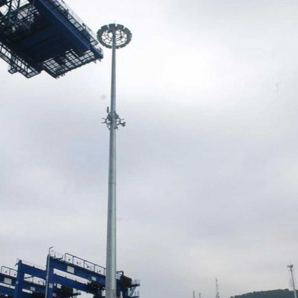 20m/25m/30m/35m/40m Hot-DIP Galvanized Steel High Mast Light Pole Lighting Street