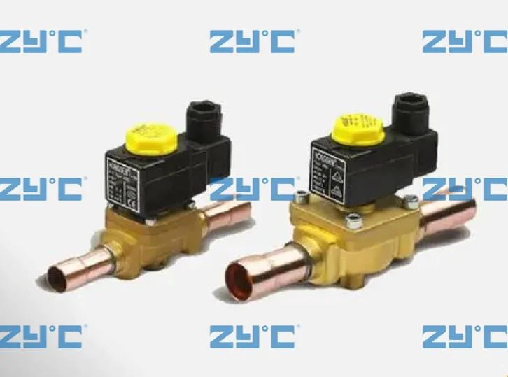 Las válvulas electromagnéticas de la válvula de solenoide para el equipo electrónico utilizado en cámaras frigoríficas