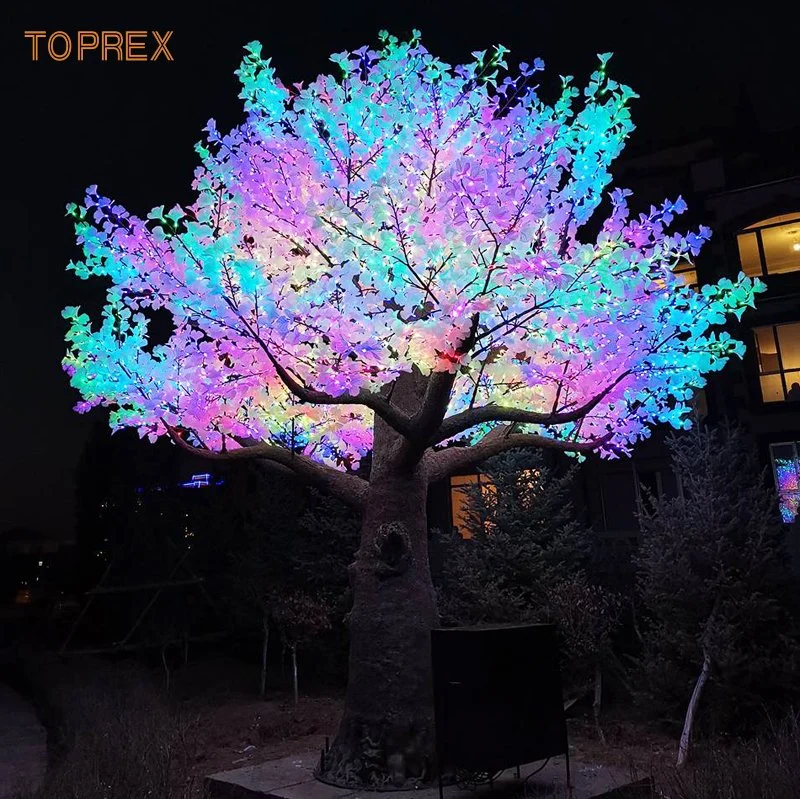 Easy to Maintain Artificial Flower Mood Lights LED Cherry Tree Light