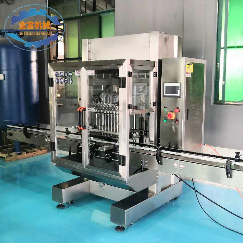 Medical Process Equipment Disinfectant Fluid Alcohol Filling Machine for Glass Bottle Jf-Gx650-8