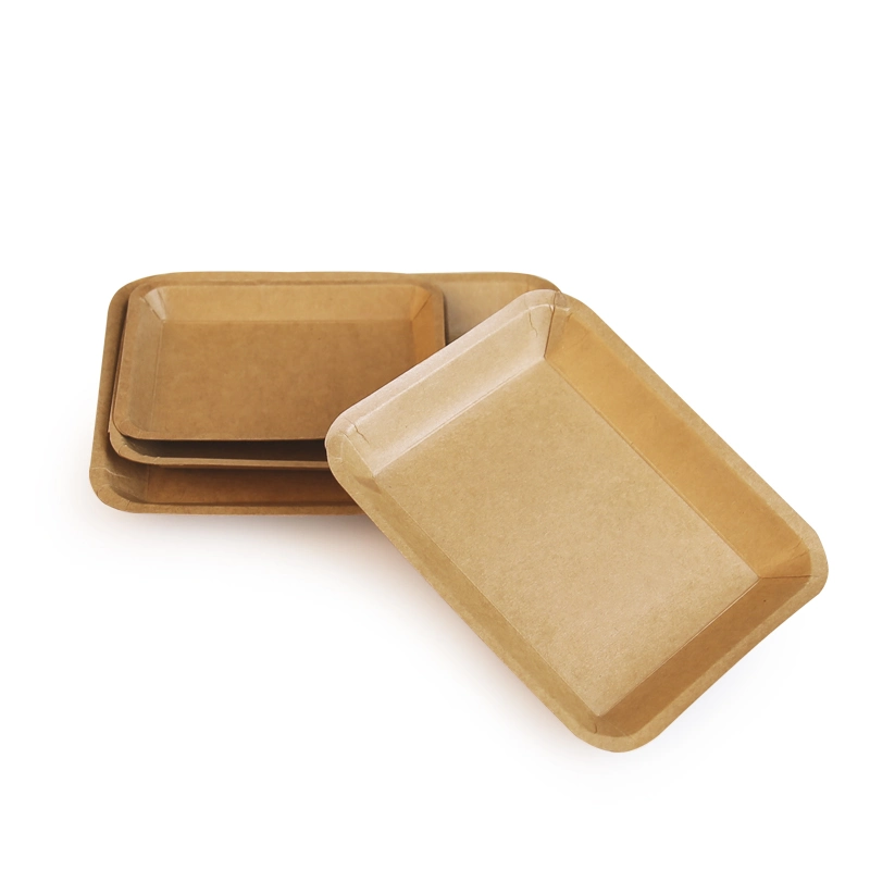 Disposable Kraft Paper Food Tray Boat Basket Take Away Box for Restaurant