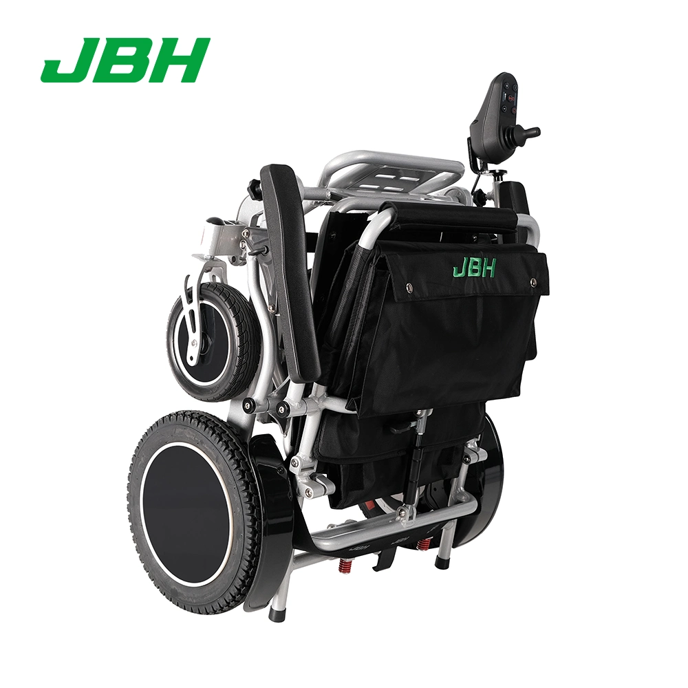 Lightweight Wheelchair Jbh D10 High quality/High cost performance  Portable Electric Folding Wheelchair