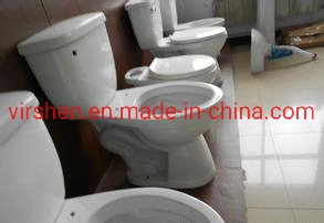 Two Pieces Toilet Washdown Flushing Wc Ceramic Toilet