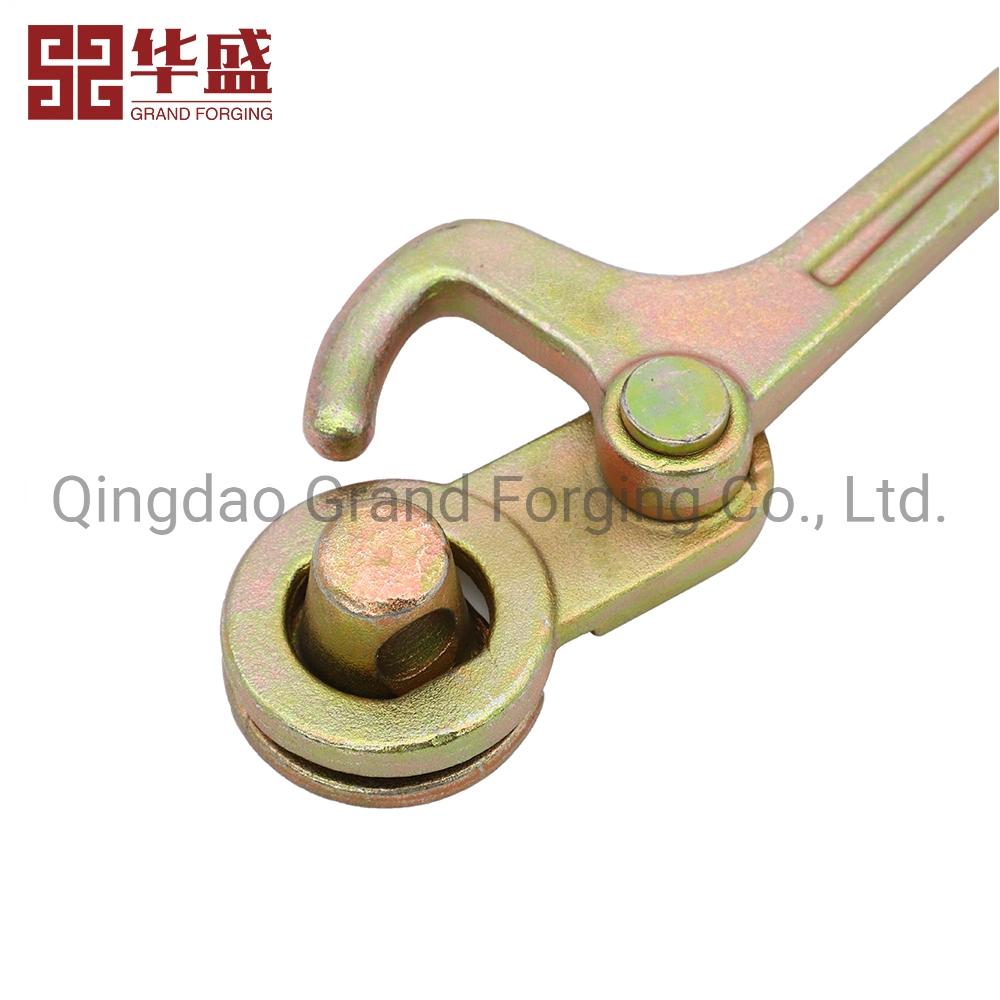 Forged Yellow Zinc Francia Type Container Lock