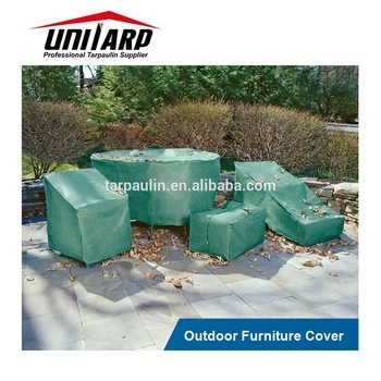 Multi Times Use Waterproof 650g 100% Polyester Fabric PVC Coated Tarps for Patio Chair and Table Cover.