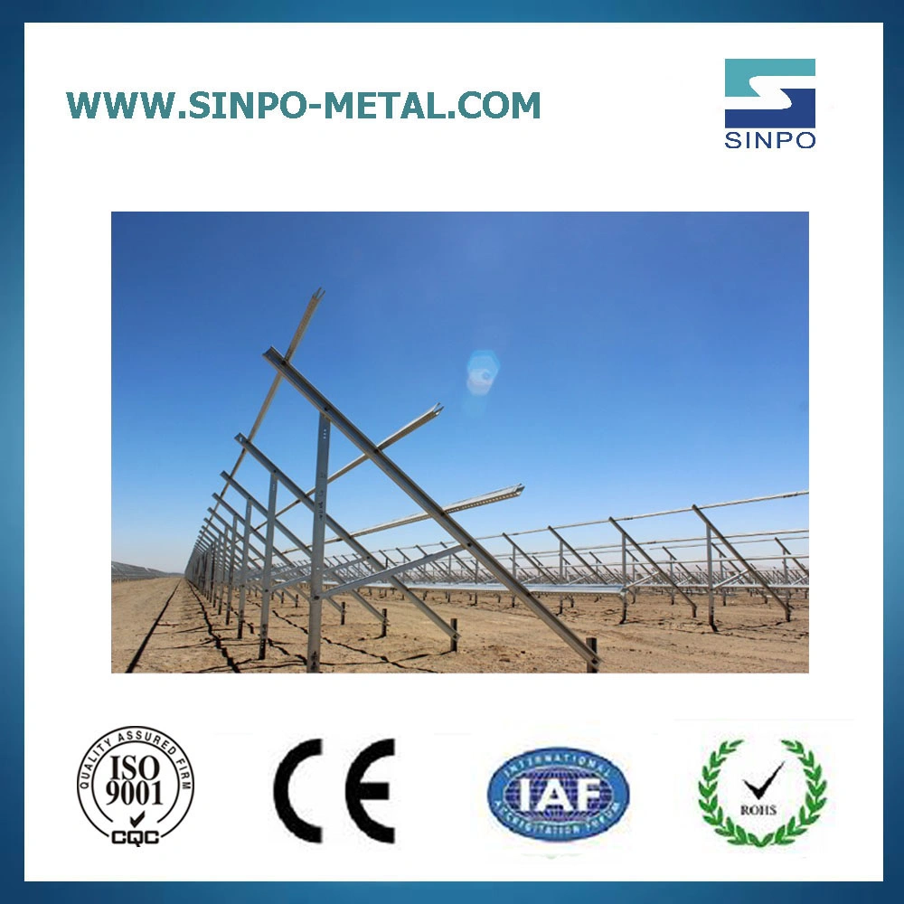 Solar Ground Mounting Galvanized Steel Frame