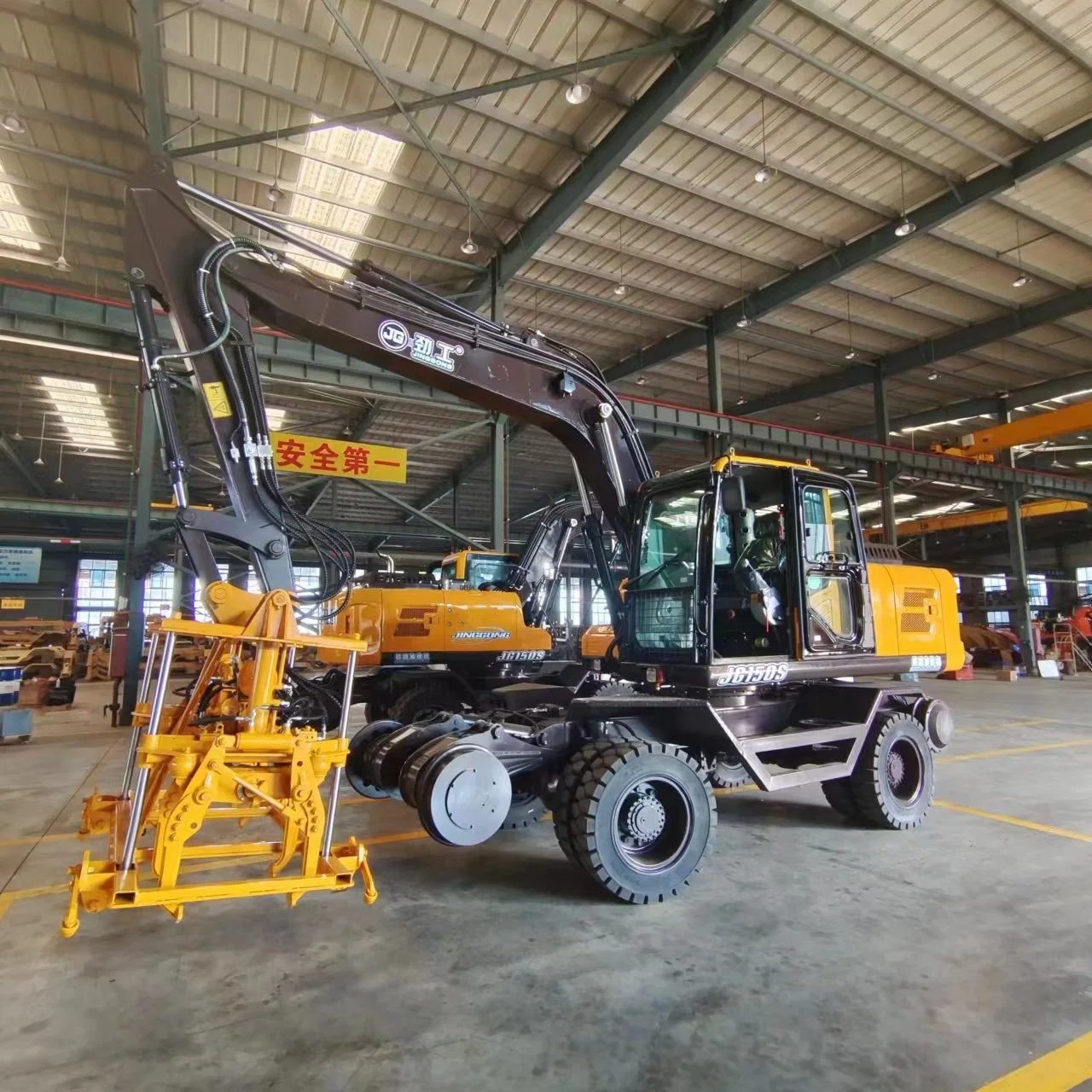 Raileay prensarlo máquina excavadora de Jg maquinaria de ferrocarril de vía tecnología para la construcción