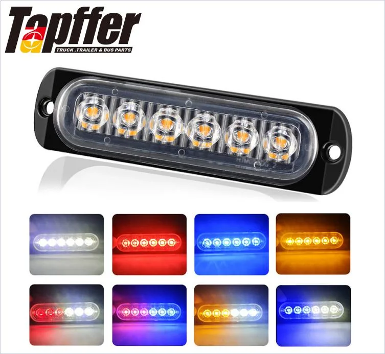 6 LED 12W Car LED Lamp Truck SUV Pick up Trailer Working Light