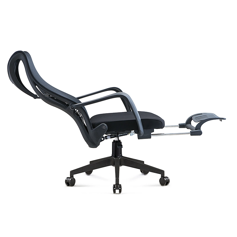 Высокие Ergohuman исполнительного черный полносвязной поворотный стол стулья с подставкой для ног