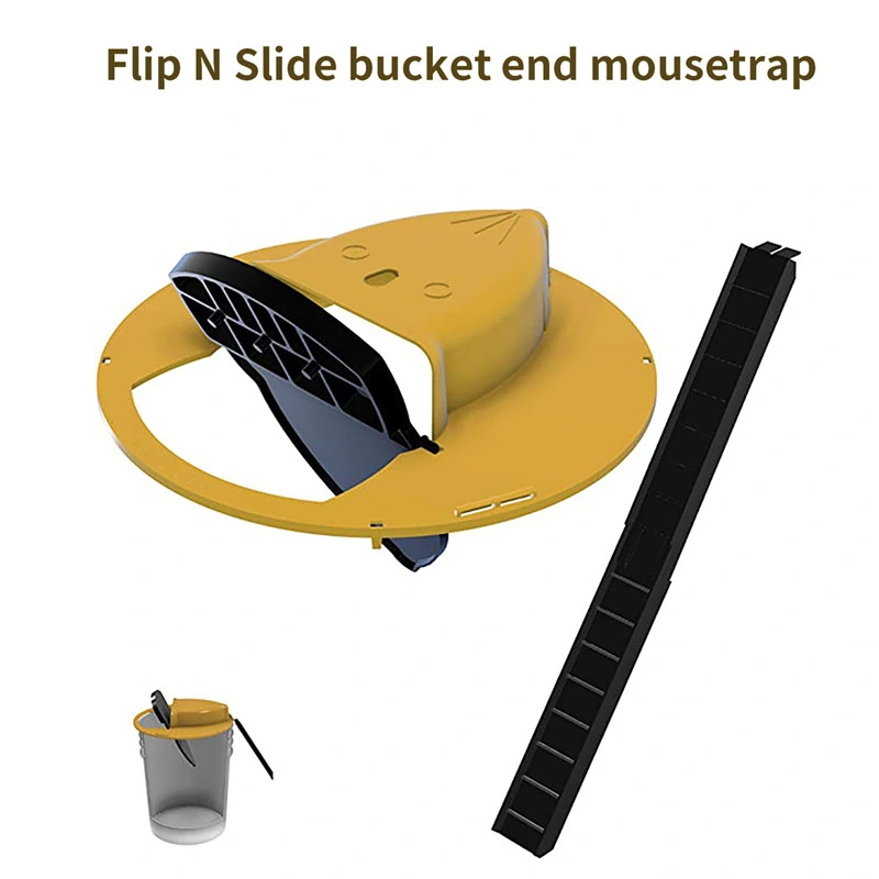 Tapa de cubo Smart Bucket de plástico con trampa de ripado plegable Trampa de ratón