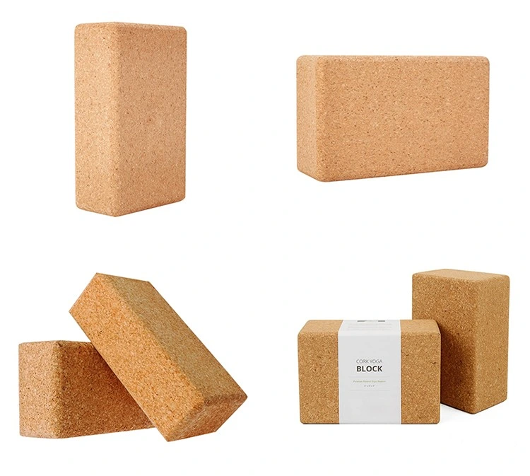 2023 New Design Print Custom Natural Cork Yoga Block