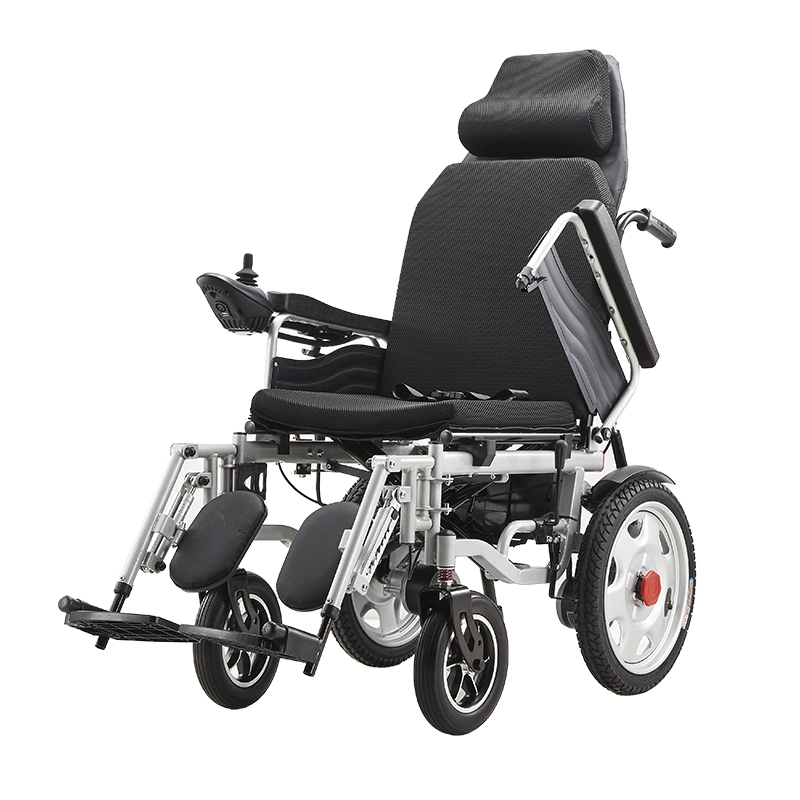 Foldable Alloy Power Wheelchair Wheel Chair Electric for Stairs Baterry Disability Wheelchairs