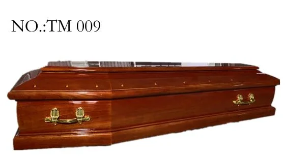 Wholesale/Supplier European Style with Satin Interior Wooden Coffin