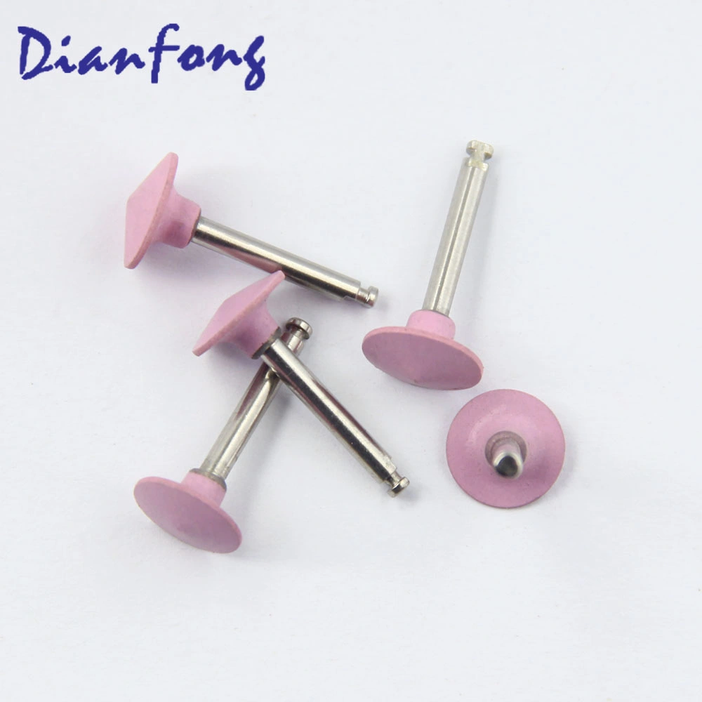 Cr105m Pink Wheel Silicone Rubber Polisher Dental Product