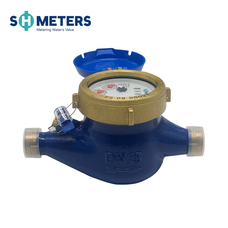 High quality/High cost performance  1/2inch~2inch Household Vane Wheel Dry Dial Multi Jet Water Meter