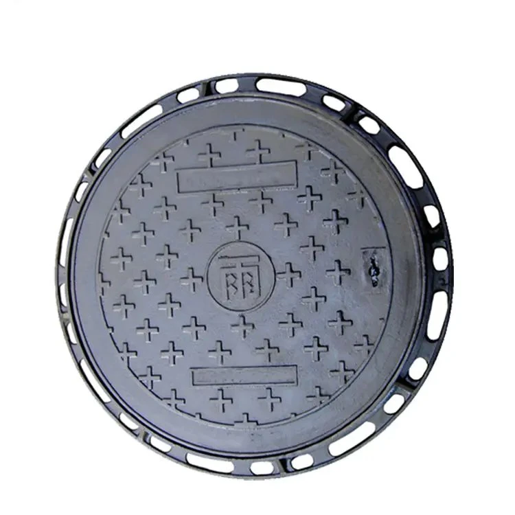 Grey and Black Color Ductile Cast Iron Square and Round Manhole Covers