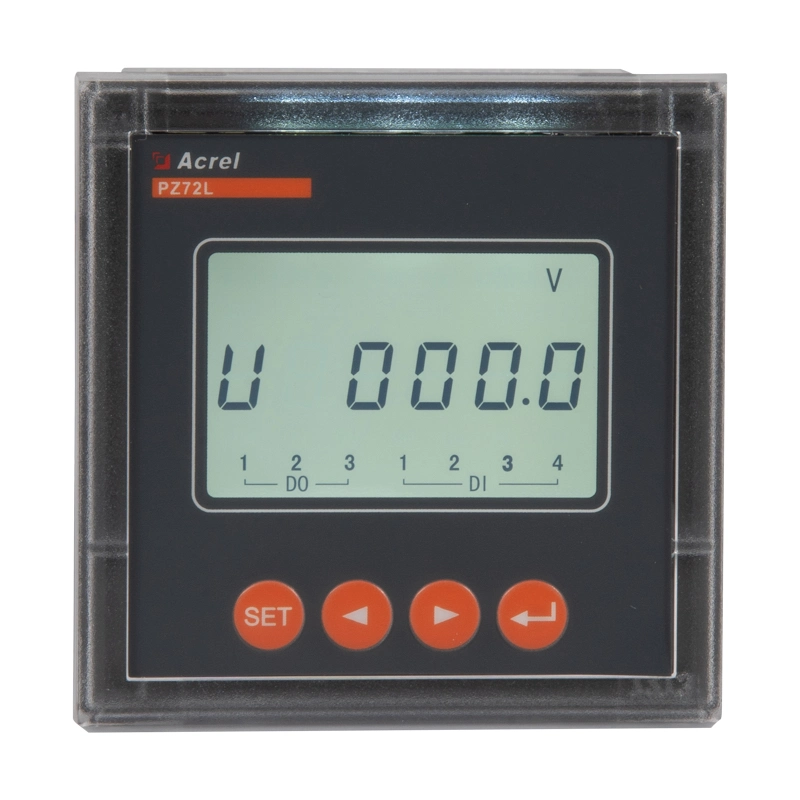 Acrel Pz72L-AV Smart AC Voltage Pz Series Single Phase Meter with LCD Display
