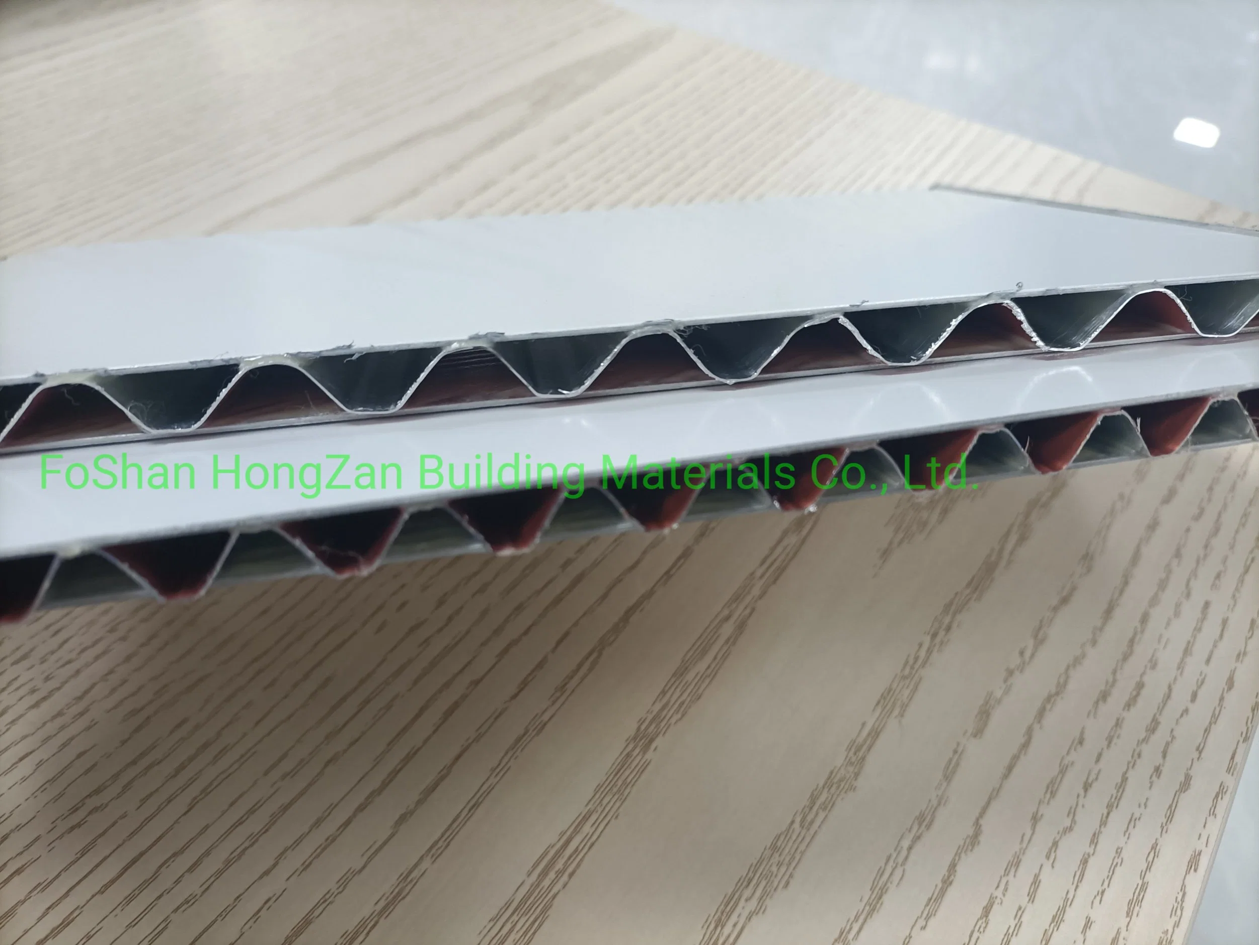 PE Fireproof Aluminum Core Corrugated Aluminum Composite Panel for Wall Cladding