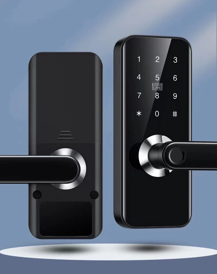 Konkurrenzfähiger Preis Tuya Smart Lock Automatic Home Elektronische Schlösser Remote Steuerung APP WiFi Fingerabdruck Türverriegelung