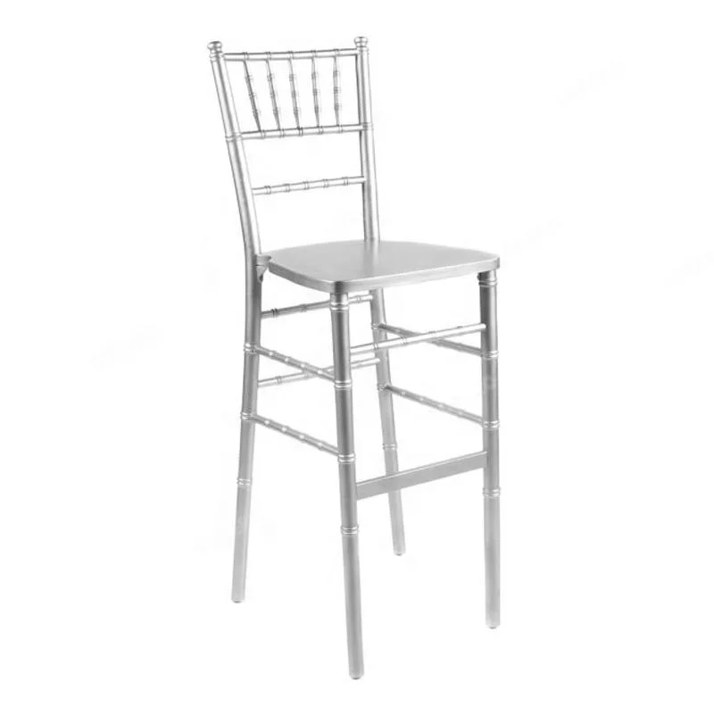 Sillas Tiffany de madera de alta calidad apilables Boda Gold madera Chiavari Barstool