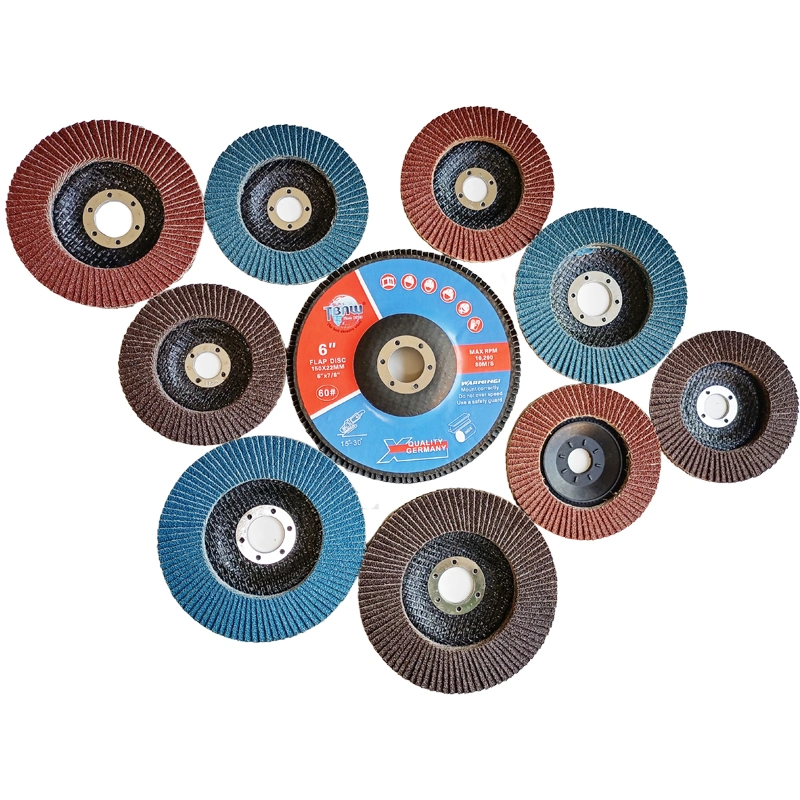 4-1/2 Inch 115 Steelness Steel Abrasive Blue with Zirconia Alumina Flap Disc