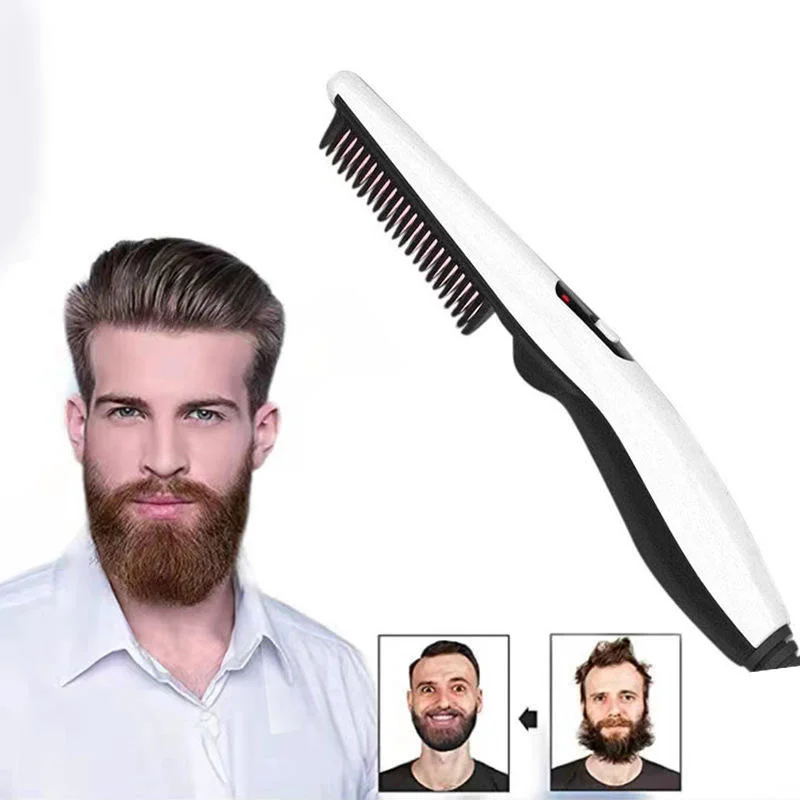 Men&prime; S Electric Multifunctional Hairstyle Comb Electric Heated Styling Comb Personal Care