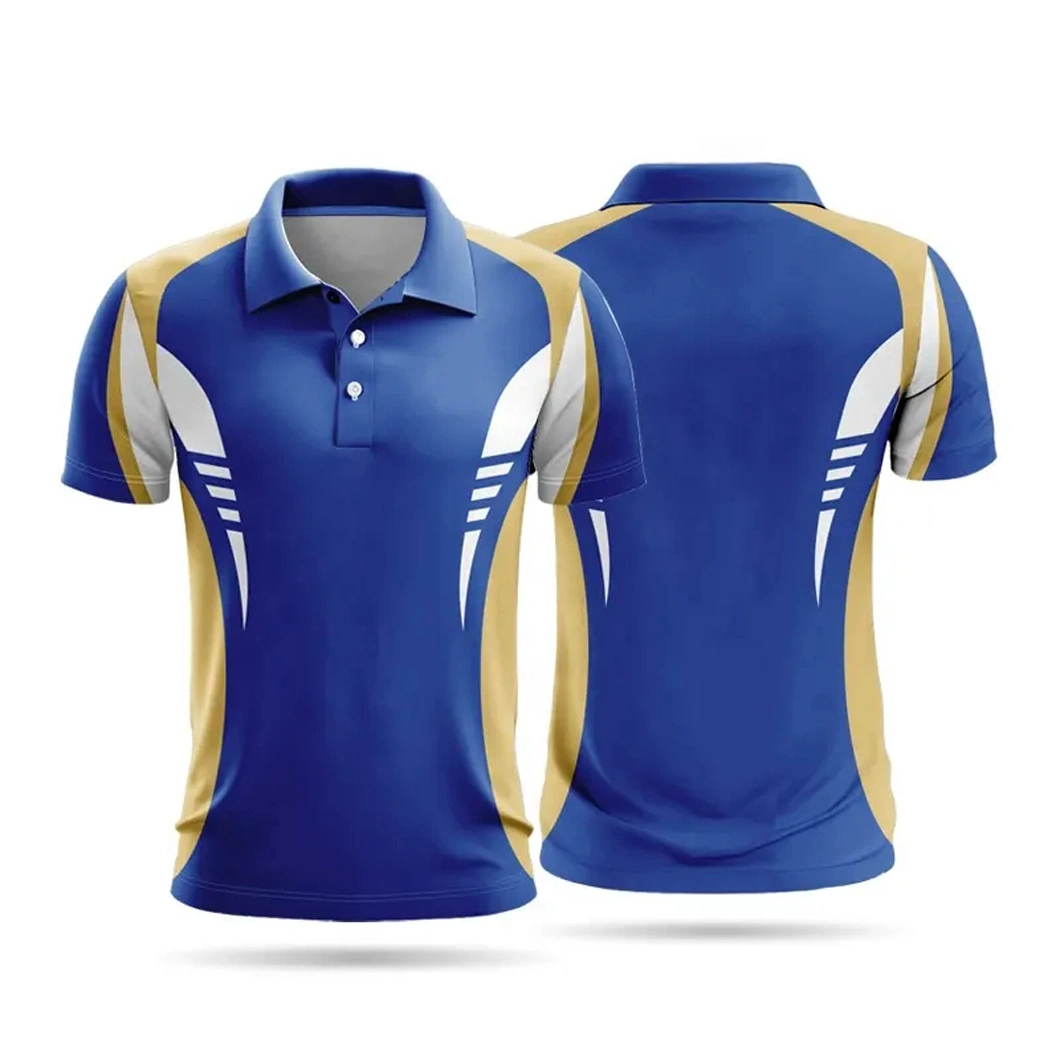 T-shirt Hot Selling Custom Sportwear vestuário de atacado Sulimation Polo Camisa