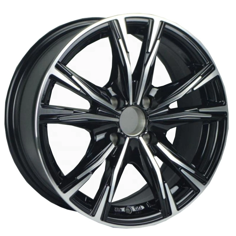 2022 New Design Modified Wheel 15X6.5j Black Machined Face Steel Rim for Sale