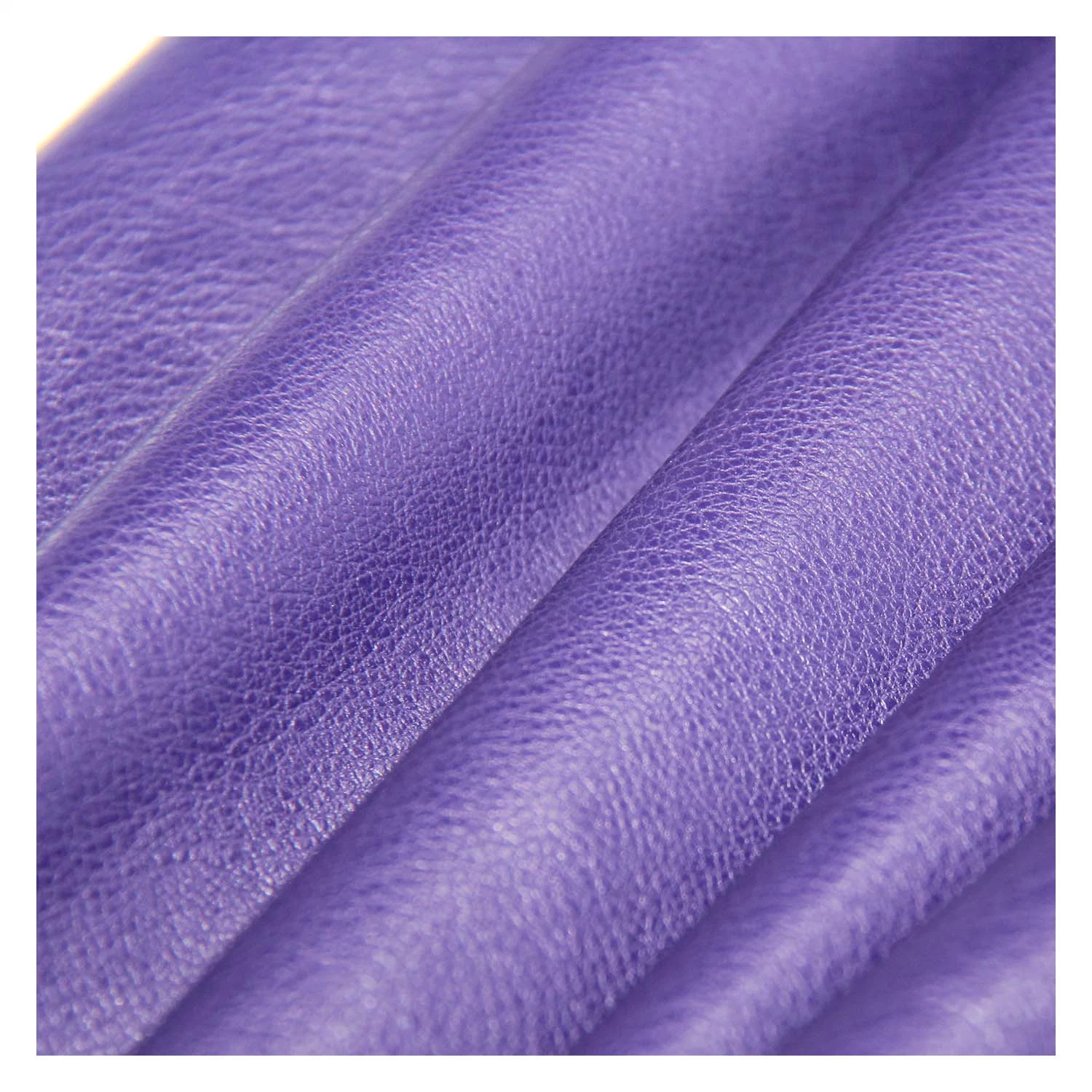 جلد من الألياف الدقيقة يبلغ طوله 0.6 مم ومصنع مباشر للاستخدام في الملابس