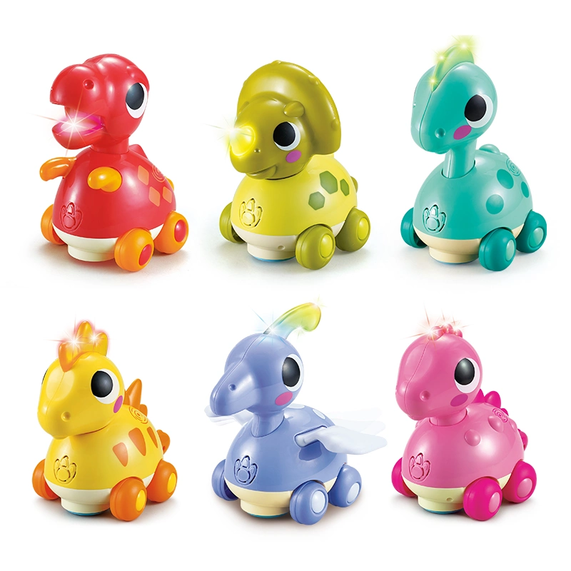 Baby Musical Toys Toy Dinosaurs 6 Models Assorted Grab Touch & Go Music Light Baby Crawling Toys Infant Toddler Baby Toys