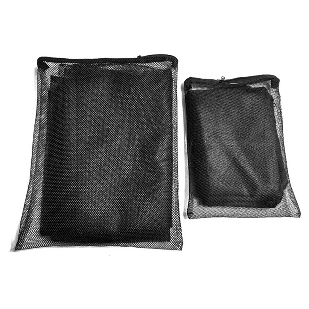 Preto e Branco Líquido Filtro Bag Bolsa de malha de peixes de aquário Saco do Tanque