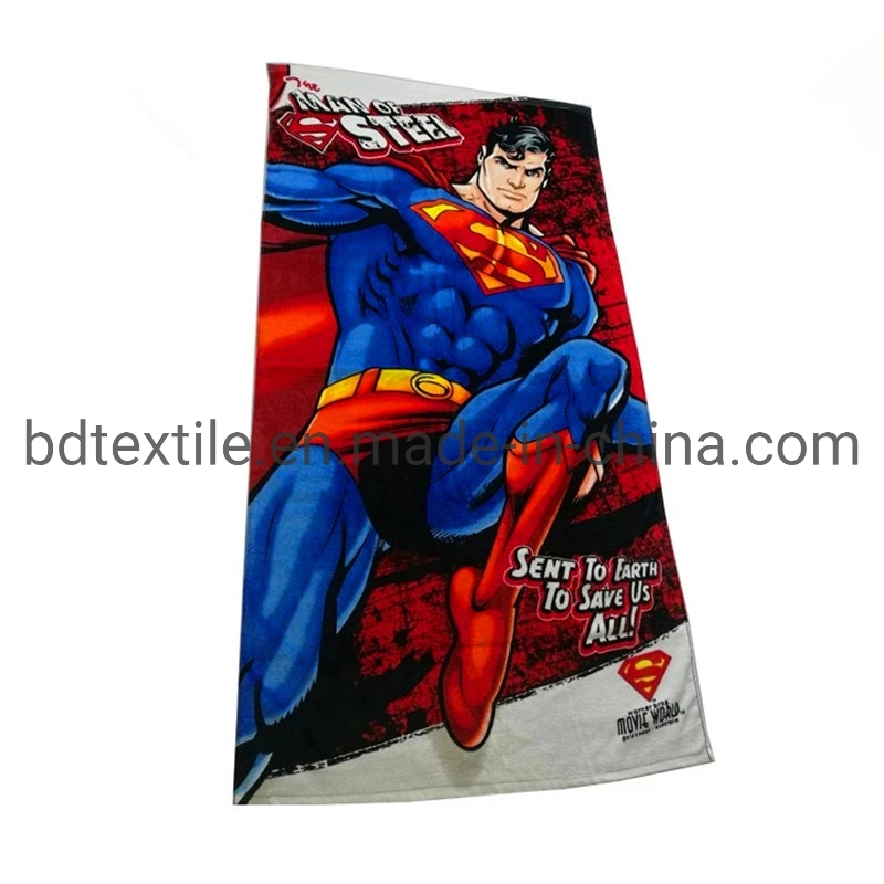 New Soft Quick-Drying Cotton Digital Printing Custom Beach Towel