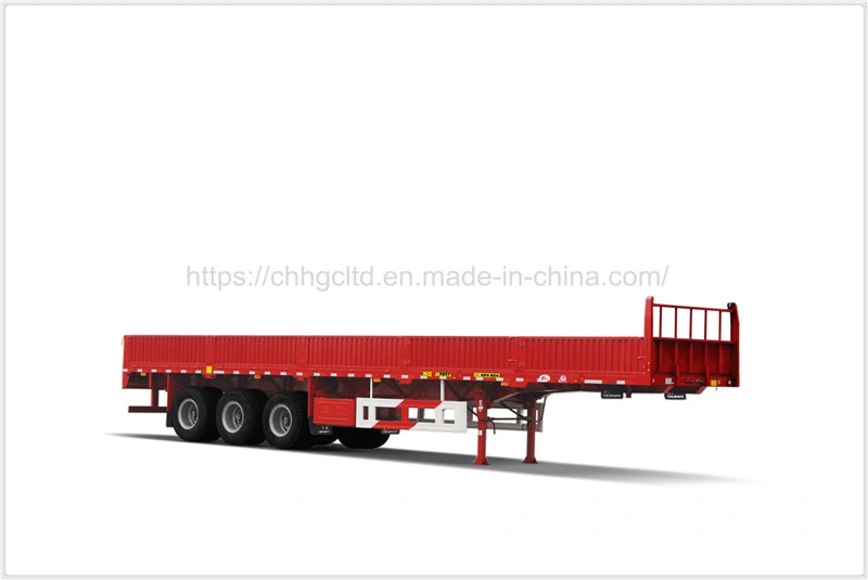 ISO CCC Approved 3 Axles 28t Fence Cargo Trailer