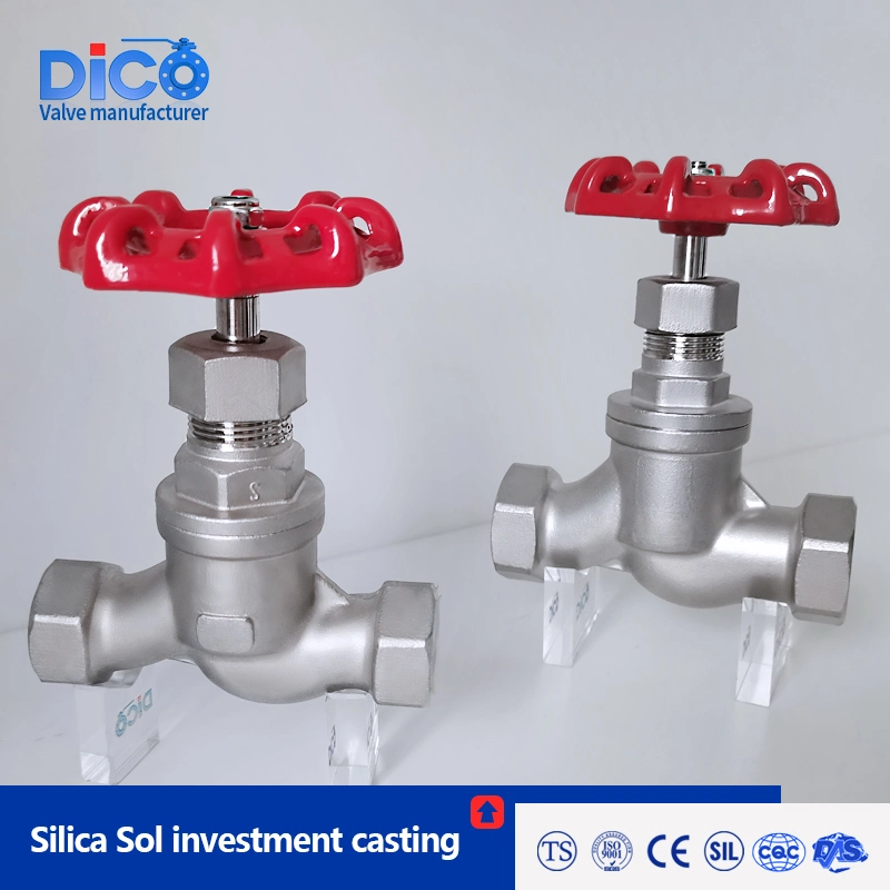 Dico Industrial Equipment Steel 200wog CF8/CF3M BSP النوع S الصمام الكروي