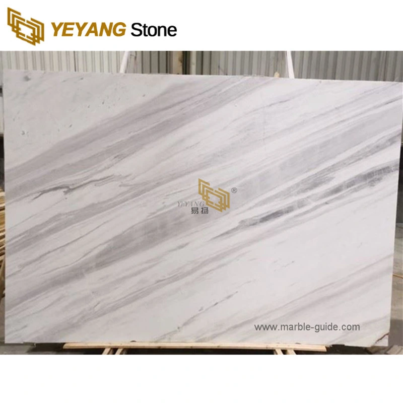 Volakas White Marble Slab / Fliesen für Küche / Arbeitsplatte / Boden / Wand Fabrikpreis