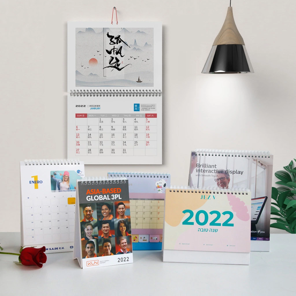 Custom Desk Pad Calender Advent Calendar 365 Daily Xmas Printing Wall Calendar Fridge Magnet Calendar Paper Desktop Monthly Table Desk 2022 Calendar