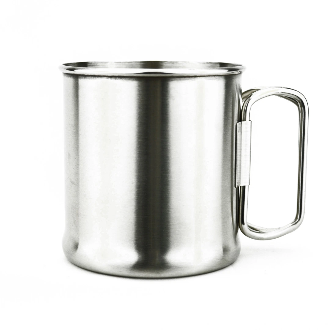 300 ml poignée pliable à paroi simple tasse de café de Camping