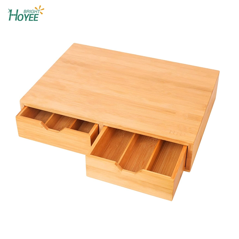 Eco-Friendly Bamboo Coffee Pods Storage Box