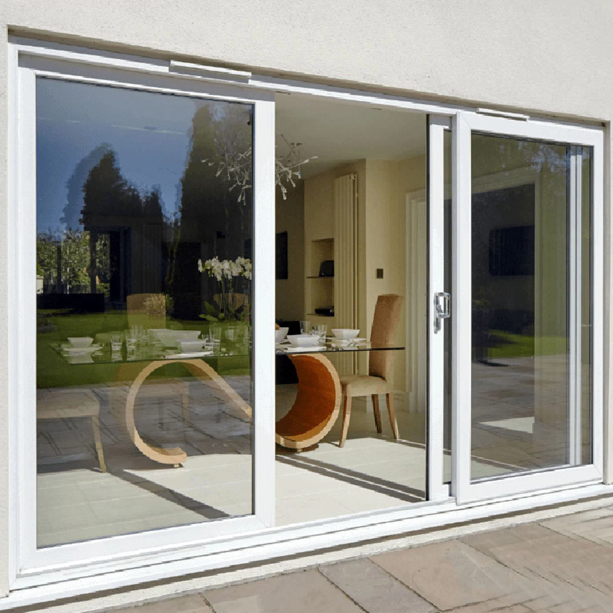 PA Glass Aluminium Windows and Aluminum Frame Sliding Doors Price List Per M2 Square Meter Cheap in China